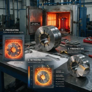 Understanding Aluminum Extrusion Die Heat-Treating and Nitriding to Reduce Failures and Lower Tooling Costs