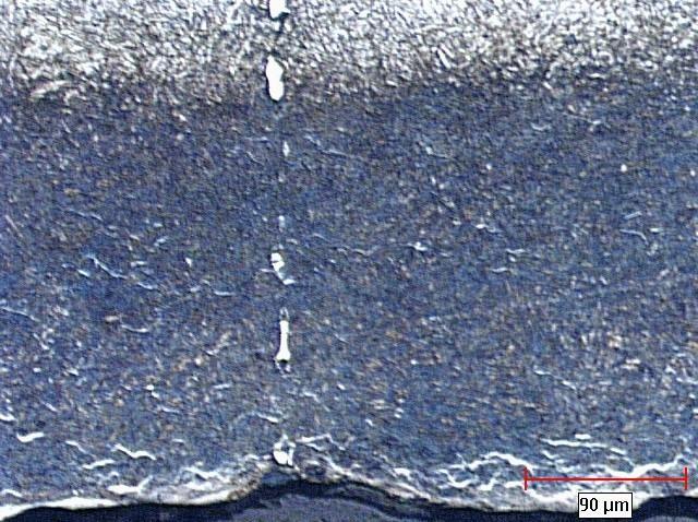 Micrograph of carbides present in an aluminum extrusion die